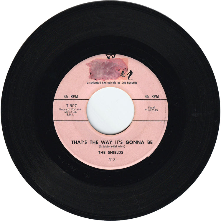 The Shields - You Cheated / That's The Way It's Gonna Be [TENDER label]