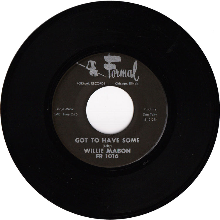 Willie Mabon - Why Did It Happen To Me / Got To Have Some