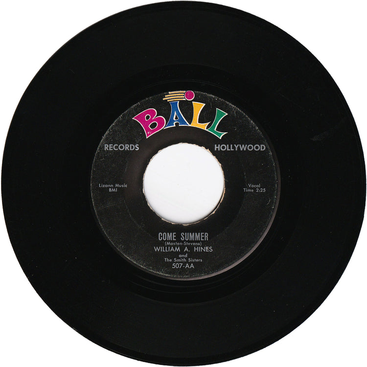 William A. Hines - Bad Bad Whisky / Come Summer