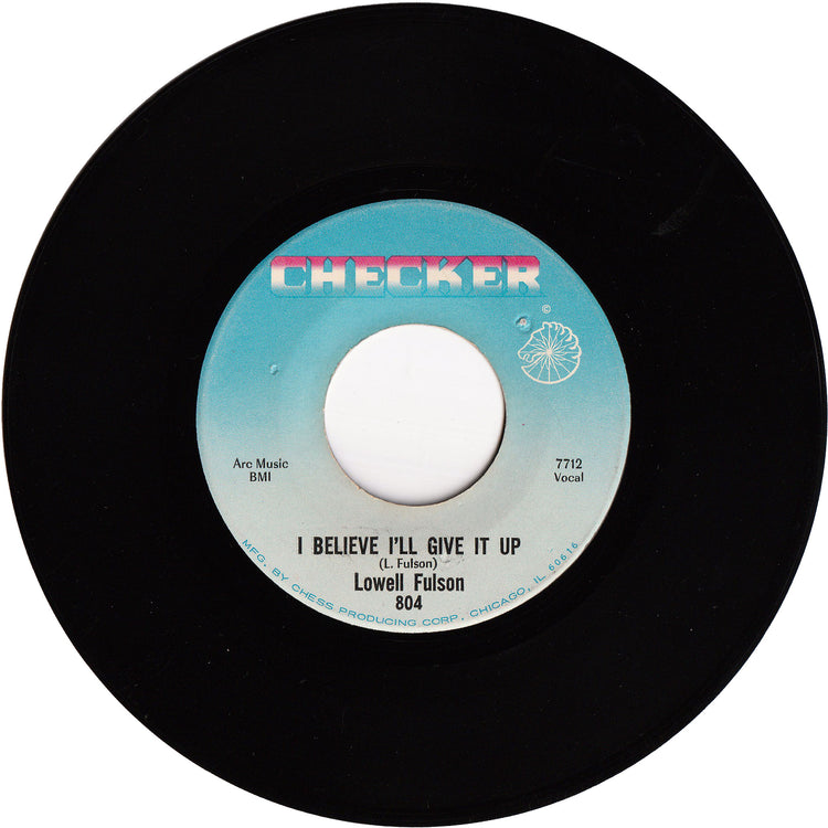 Lowell Fulson - Reconsider Baby / I Believe I'll Give It Up [60's Re-Issue]