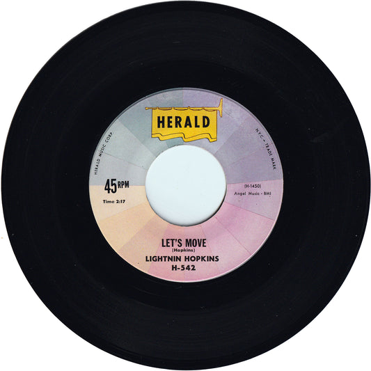 Lightnin Hopkins - Let's Move / I'm Achin'