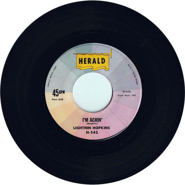 Lightnin Hopkins - Let's Move / I'm Achin'