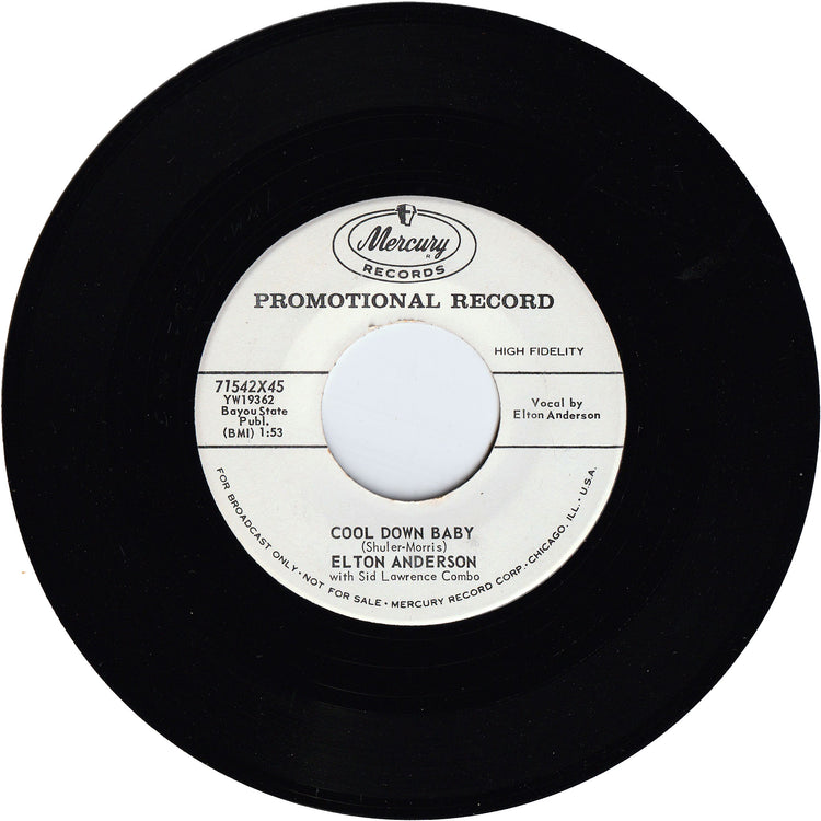 Elton Anderson - Cool Down Baby / Secret of Love [Promo]
