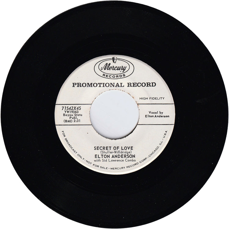 Elton Anderson - Cool Down Baby / Secret of Love [Promo]