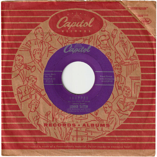 Lonnie Sattin - Trapped (In The Web Of Love) / Your Home Can Be A Castle
