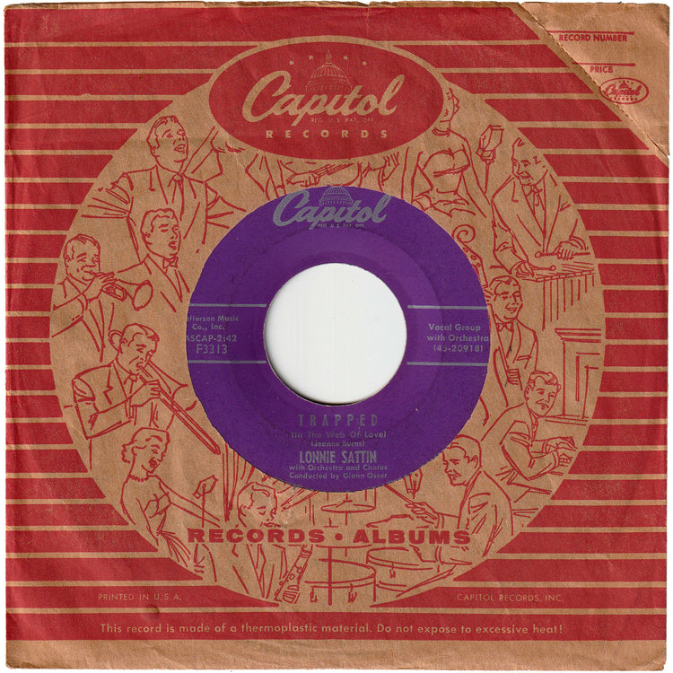 Lonnie Sattin - Trapped (In The Web Of Love) / Your Home Can Be A Castle
