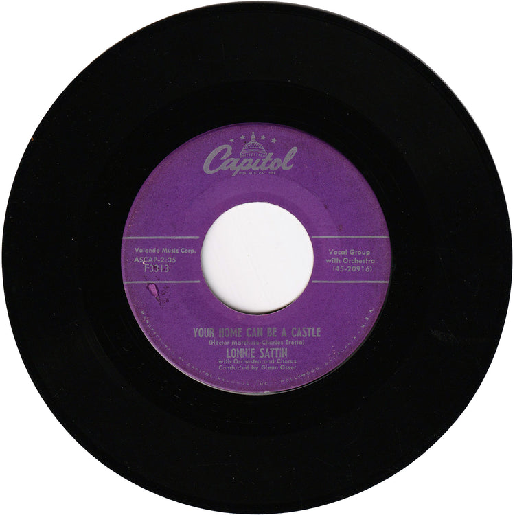 Lonnie Sattin - Trapped (In The Web Of Love) / Your Home Can Be A Castle