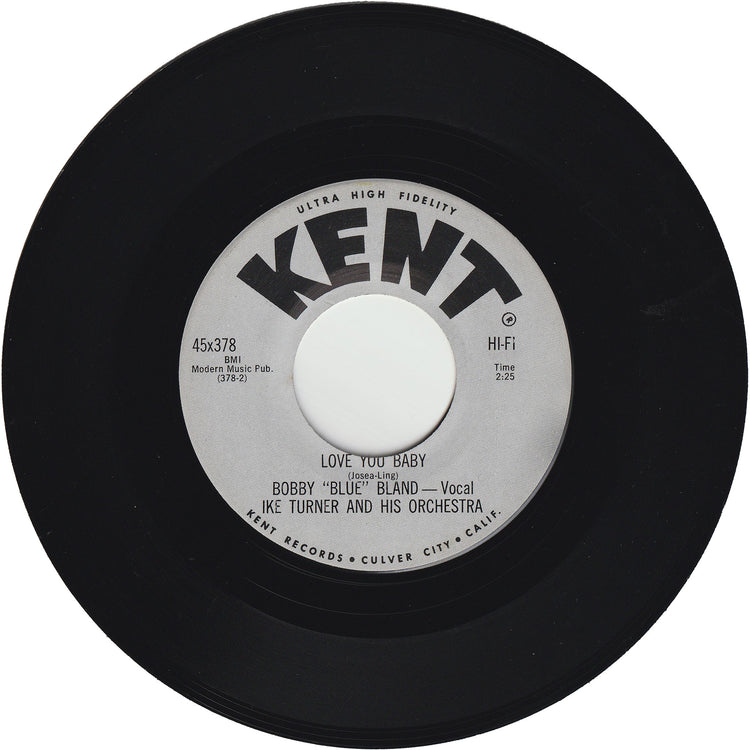 Bobby "Blue" Bland + Ike Turner & his Orchestra - Love You Baby / Drifting [KENT Label]