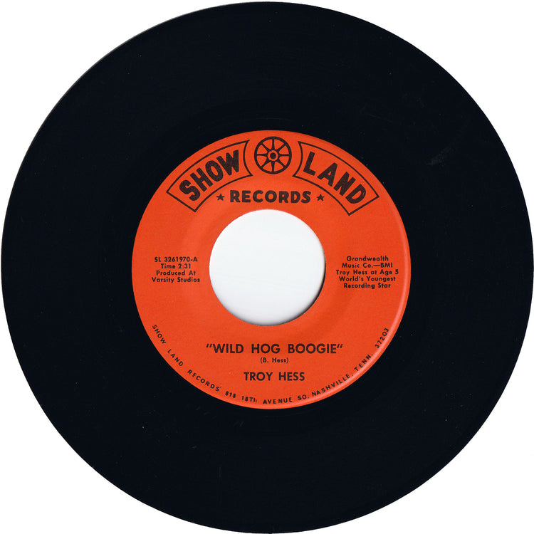 Troy Hess - Wild Hog Boogie / Where Will Mommie Go