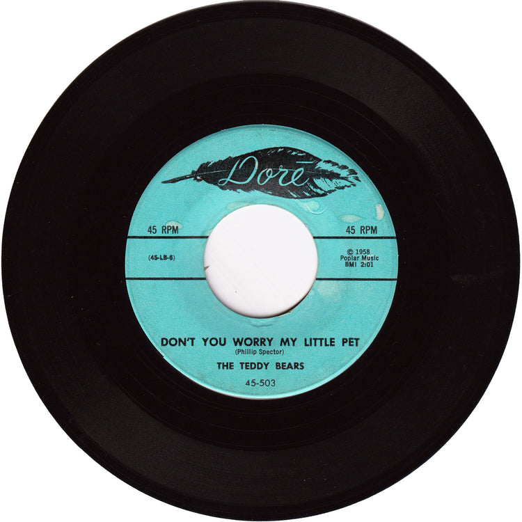 The Teddy Bears - To Know Him, Is To Love Him / Don't You Worry My Little Pet [Vinyl, Monarch Pressing]