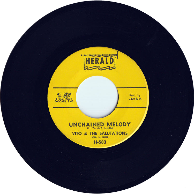 Vito & The Salutations - Unchained Melody / Hey, Hey, Baby