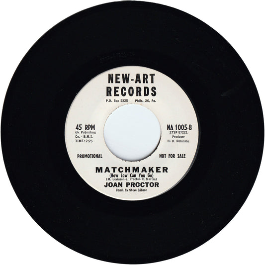 Joan Proctor - Matchmaker (How Low Can You Go) / Everything's Going To Be Alright [Promo]