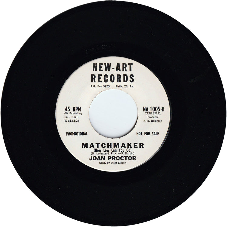 Joan Proctor - Matchmaker (How Low Can You Go) / Everything's Going To Be Alright [Promo]