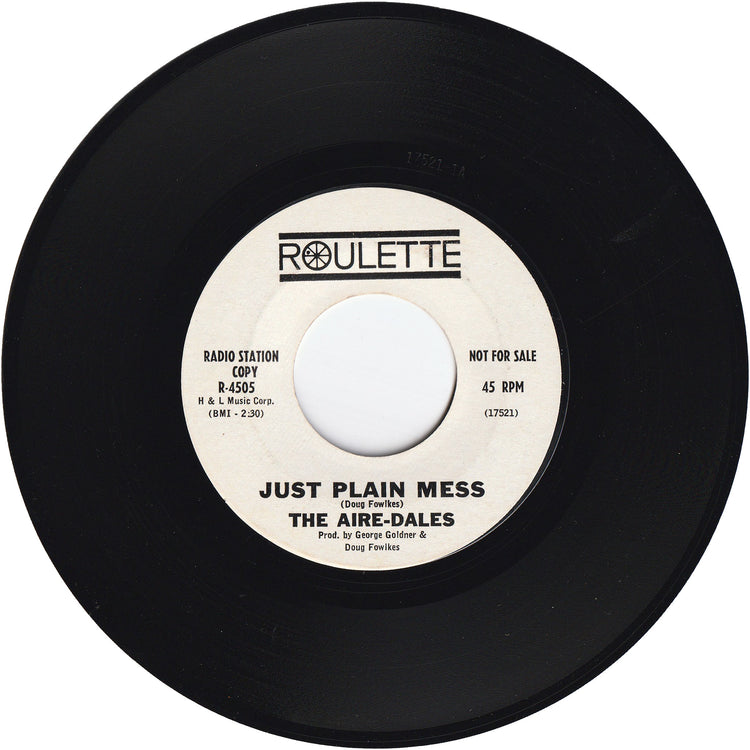 Rocker Roberts & The Aire-Dales - Just Plaine Mess / Drumsville [Promo]