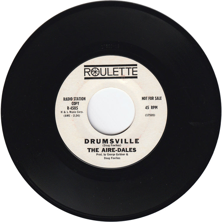 Rocker Roberts & The Aire-Dales - Just Plaine Mess / Drumsville [Promo]
