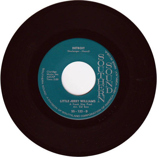 Little Jerry Williams - Detroit / The 1965 Kingsize Nicotine Blues