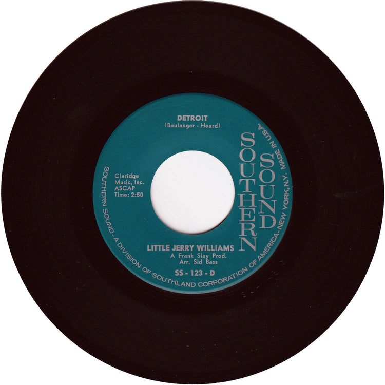 Little Jerry Williams - Detroit / The 1965 Kingsize Nicotine Blues