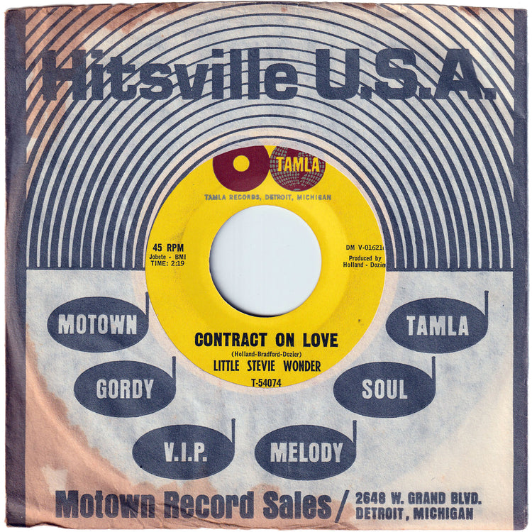 Little Stevie Wonder - Contract On Love / Sunset