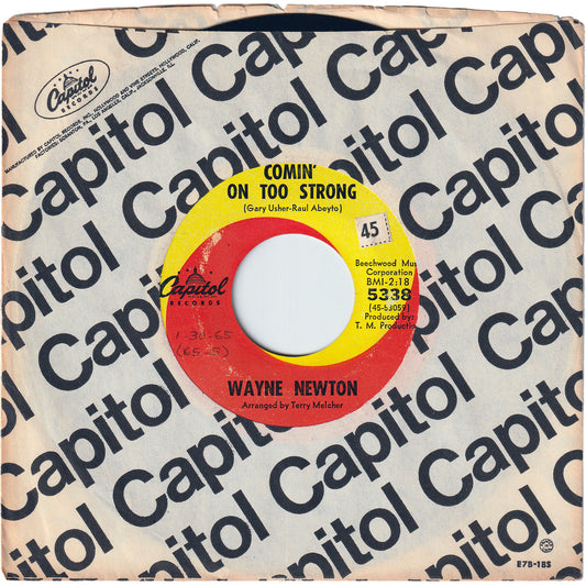 Wayne Newton - Comin' On Too Strong / Looking Through A Tear