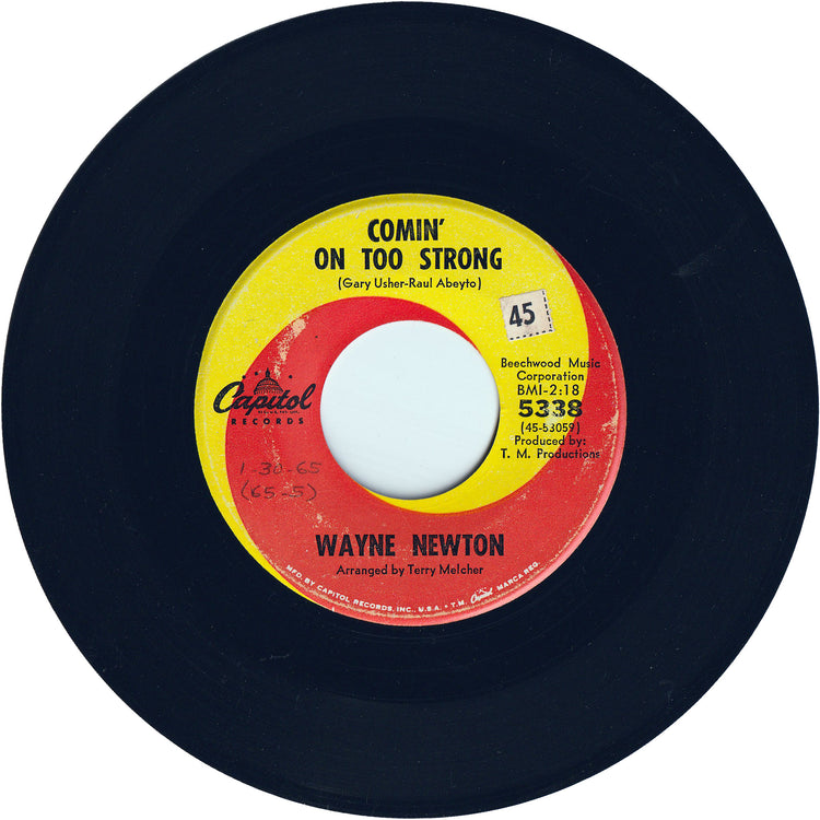 Wayne Newton - Comin' On Too Strong / Looking Through A Tear