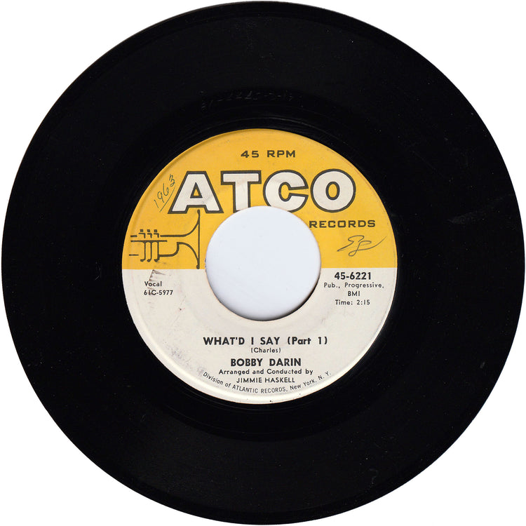 Bobby Darin - What'd I Say (Part 1) / What'd I Say (Part 2)