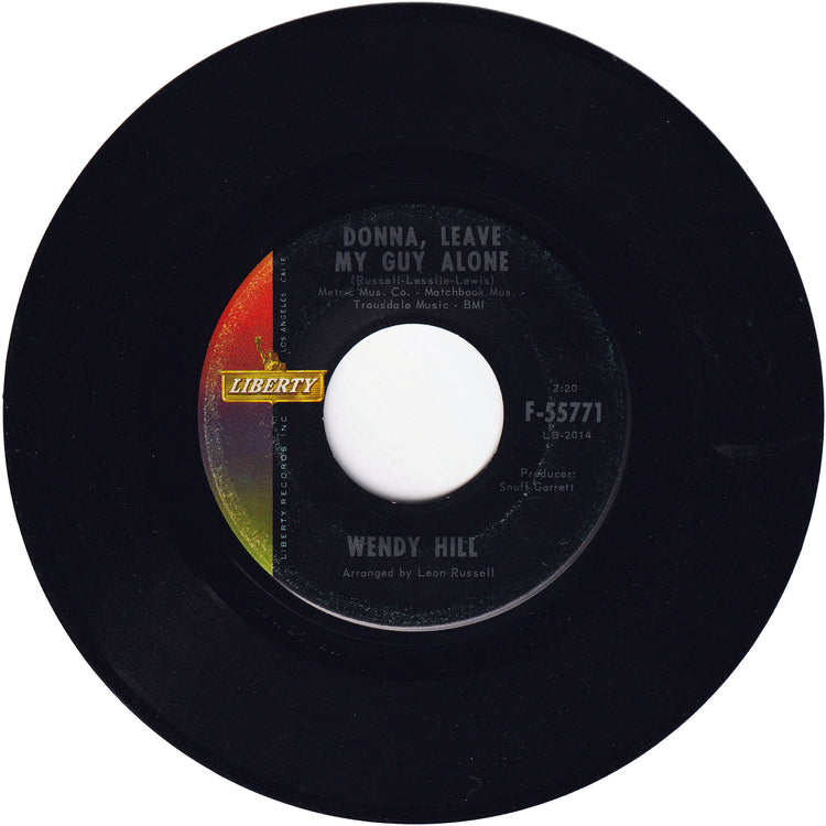 Wendy Hill - (Gary, Please Don't Sell) My Diamond Ring / Donna, Leave My Guy Alone