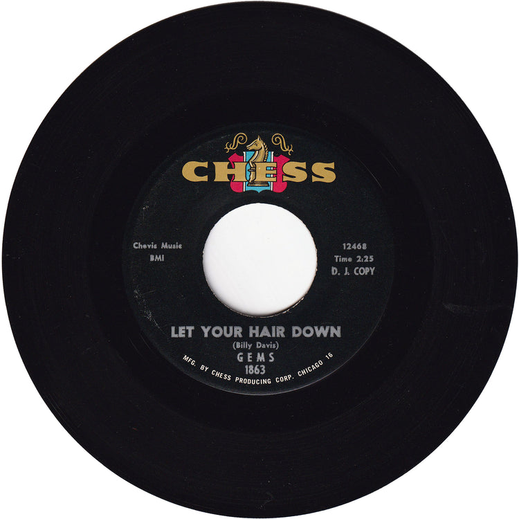 Gems - Let Your Hair Down / One More Year [Promo]
