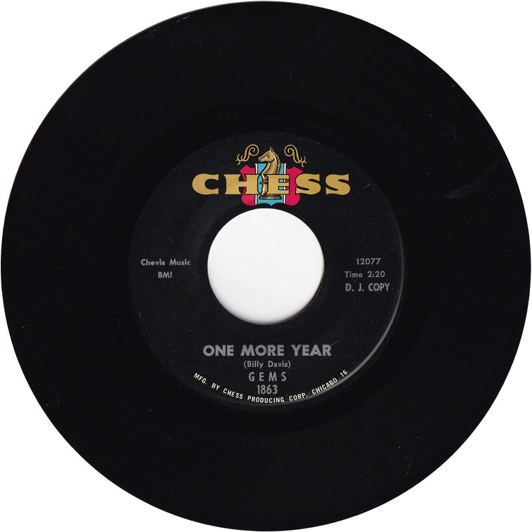 Gems - Let Your Hair Down / One More Year [Promo]