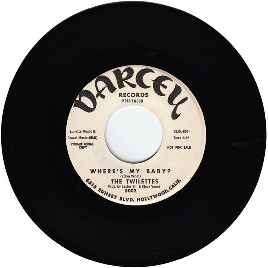 The Twilettes - Where's My Baby? / Boss Town Shuffle [Promo]