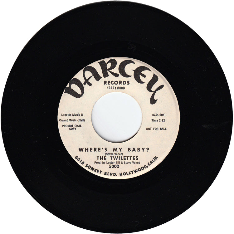 The Twilettes - Where's My Baby? / Boss Town Shuffle [Promo]
