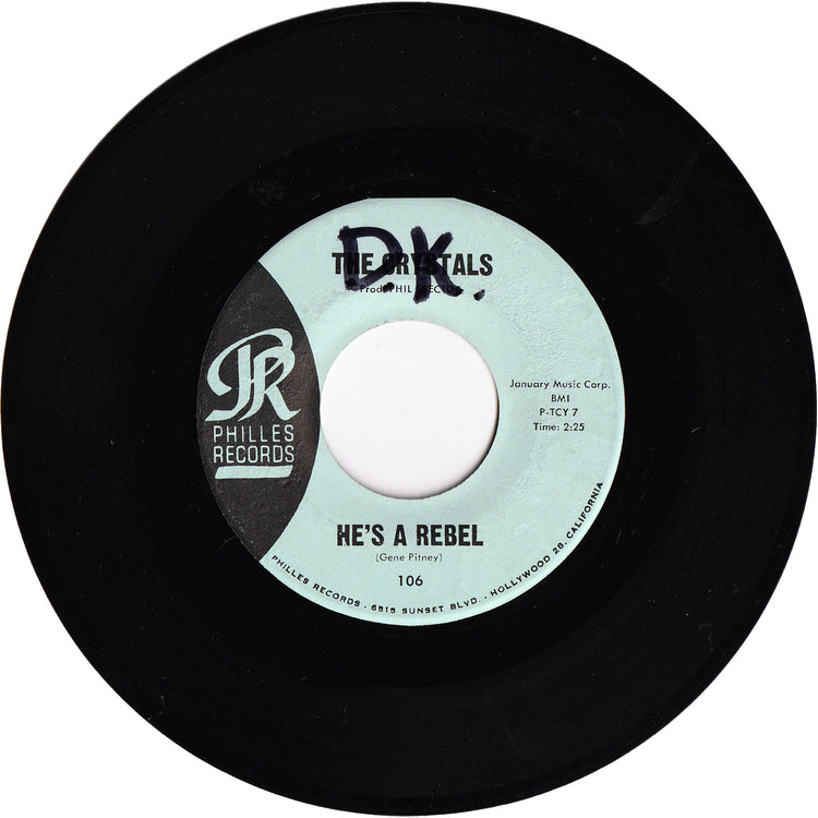 The Crystals (Darlene Love) - He's A Rebel / I Love You Eddie