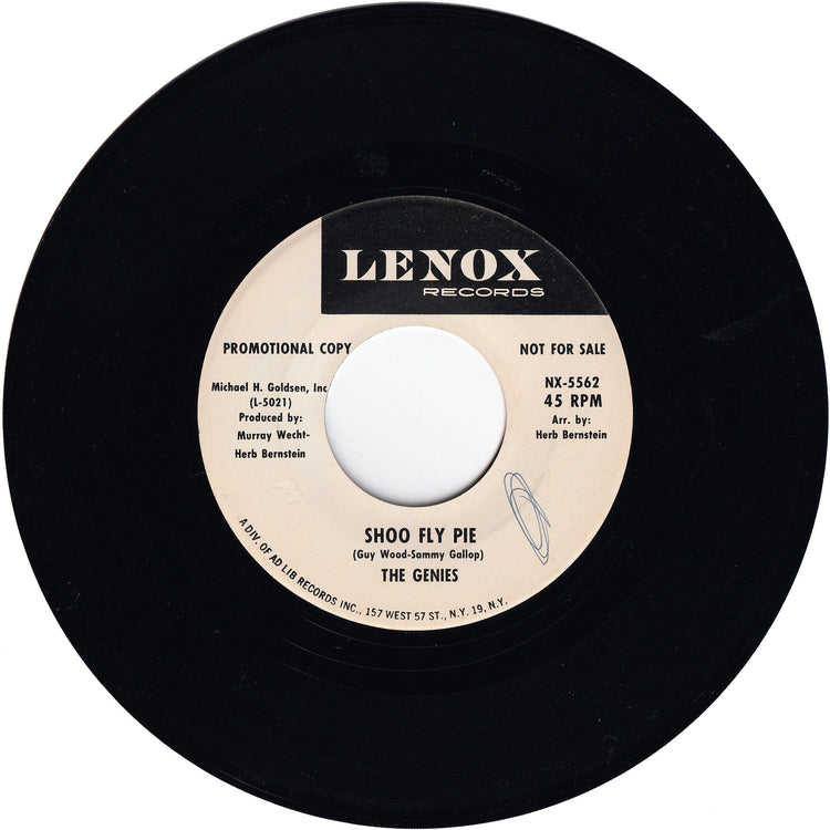 The Genies - Shoo Fly Pie / I'm Going Home [Promo]