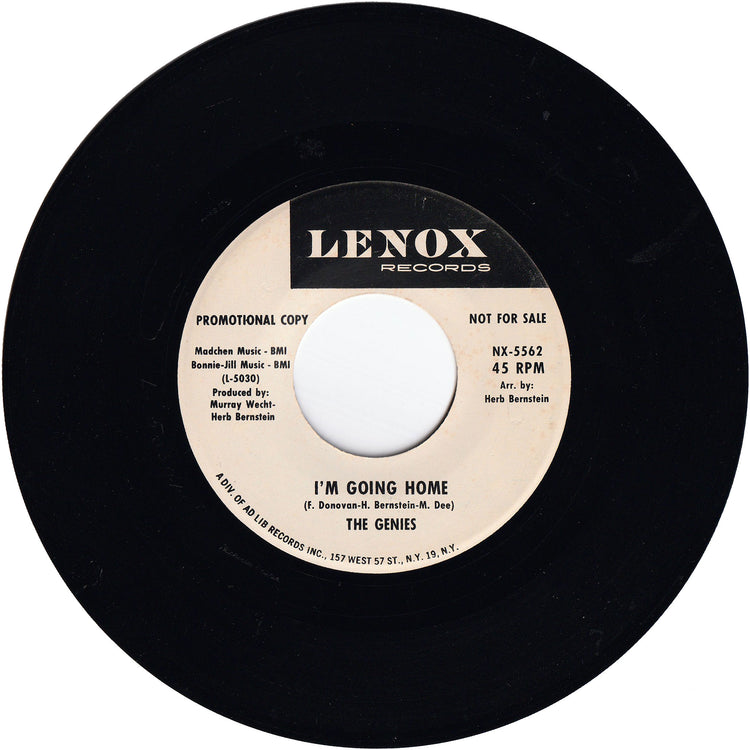 The Genies - Shoo Fly Pie / I'm Going Home [Promo]