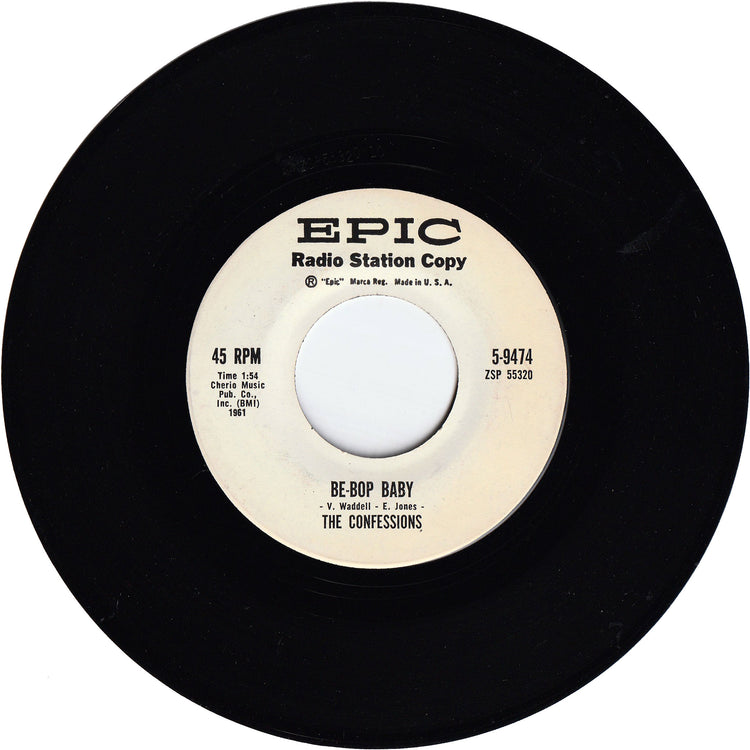 The Confessions - Be-Bop Baby / Before You Change Your Mind [Promo]