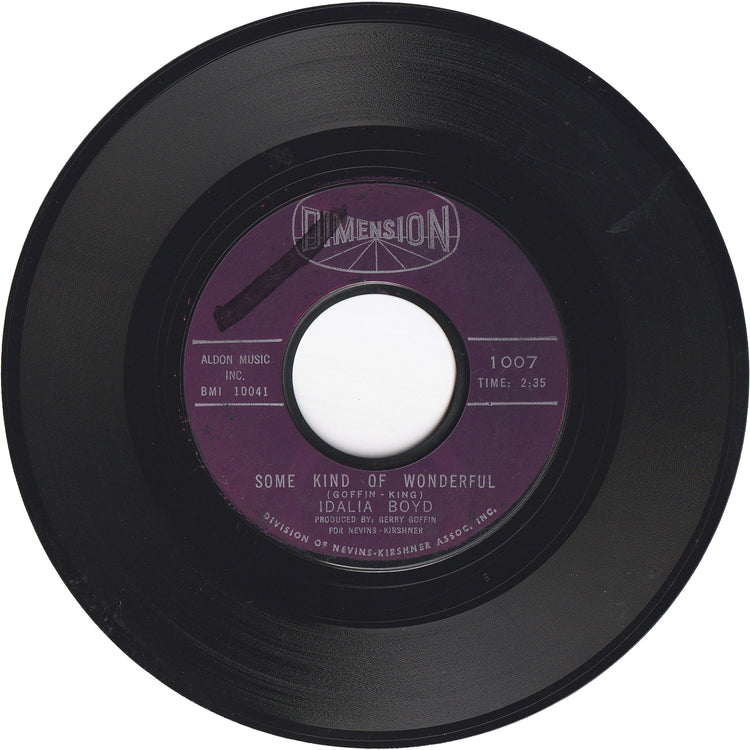 Idalia Boyd - Some Kind Of Wonderful / Hula Hoppin'