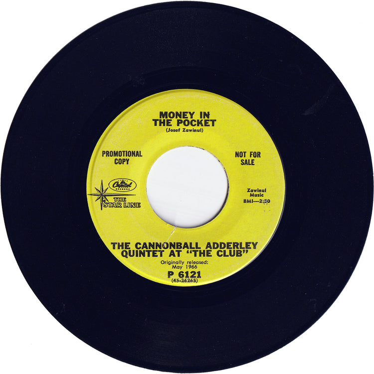 Cannonball Adderley Quintet - Money In The Pocket / Hear Me Talking To You [Promo]