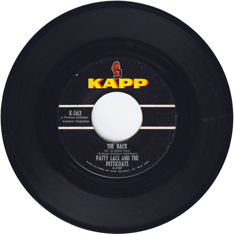 Patty Lace & The Petticoats - Sneaky Sue / The Back