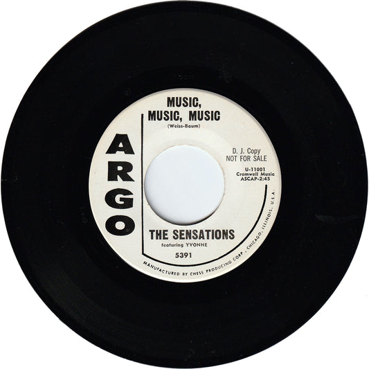 The Sensations - Music, Music, Music / A Part Of Me [Promo]