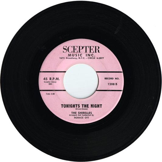 The Shirelles - Tonights The Night / The Dance Is Over [Pink Label]