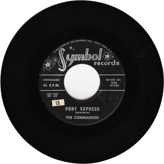 The Commandos - Pony Express / Groovy Feeling