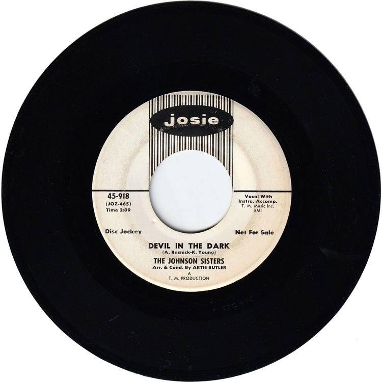 The Johnson Sisters - Tough Lookin' Guy / Devil In The Dark [Promo]