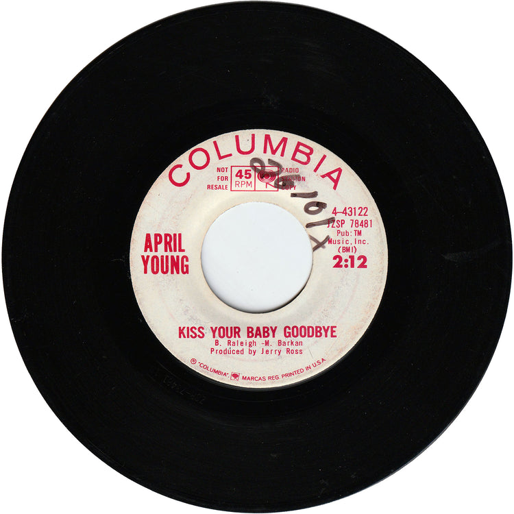 April Young - To Be Loved By You / Kiss Your Baby Goodbye [Promo]