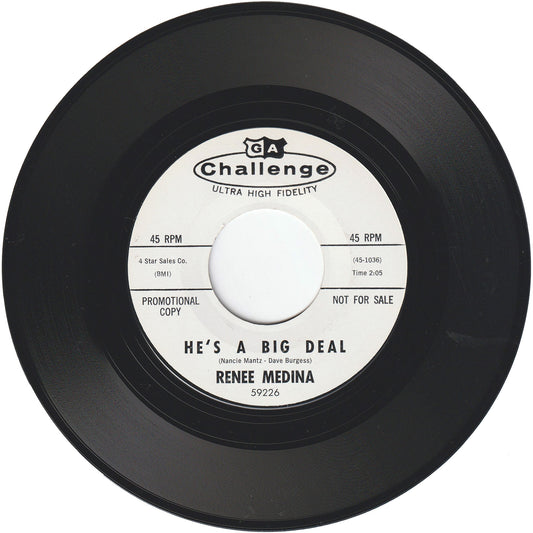 Renee Medina - He's A Big Deal / The Boy I Love [Promo]