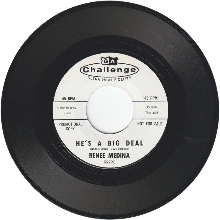 Renee Medina - He's A Big Deal / The Boy I Love [Promo]