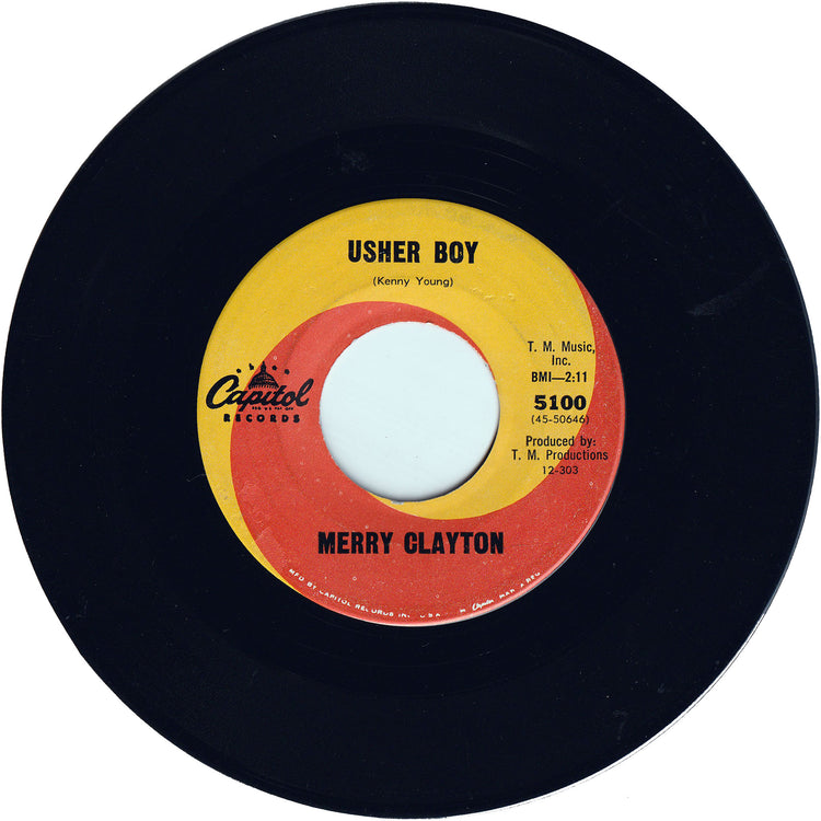 Merry Clayton - Usher Boy / Nothing Left To Do But Cry