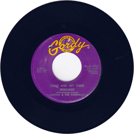 Martha & The Vandellas - Come & Get These Memories / Jealous Lover