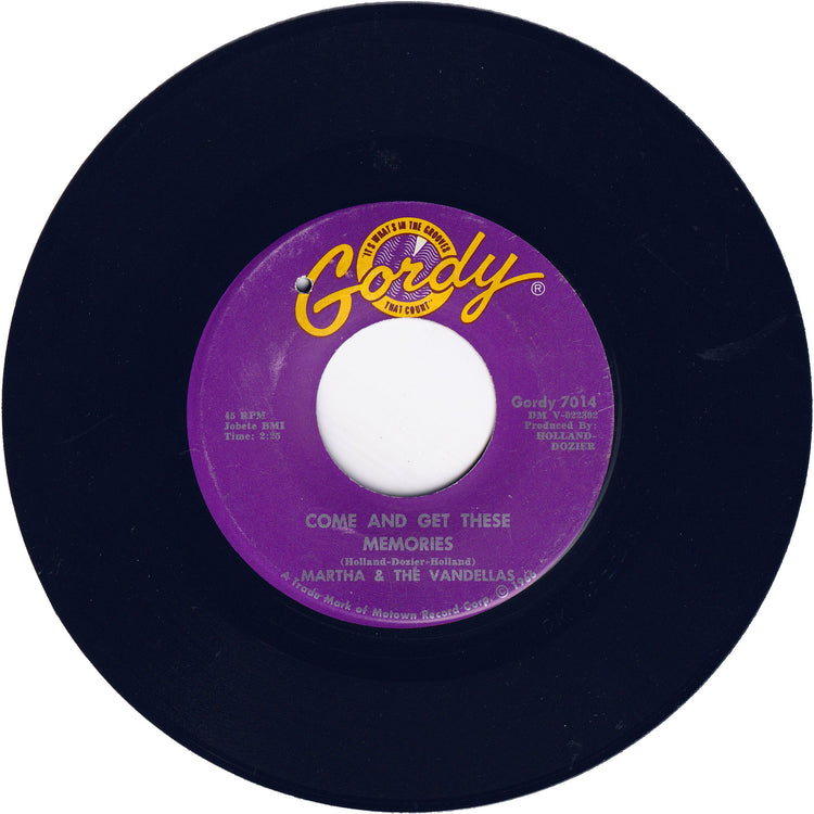 Martha & The Vandellas - Come & Get These Memories / Jealous Lover