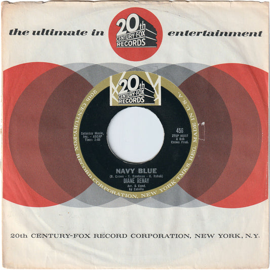 Diane Renay - Navy Blue / Unbelievable Guy[Styrene, Terre Haute Pressing]