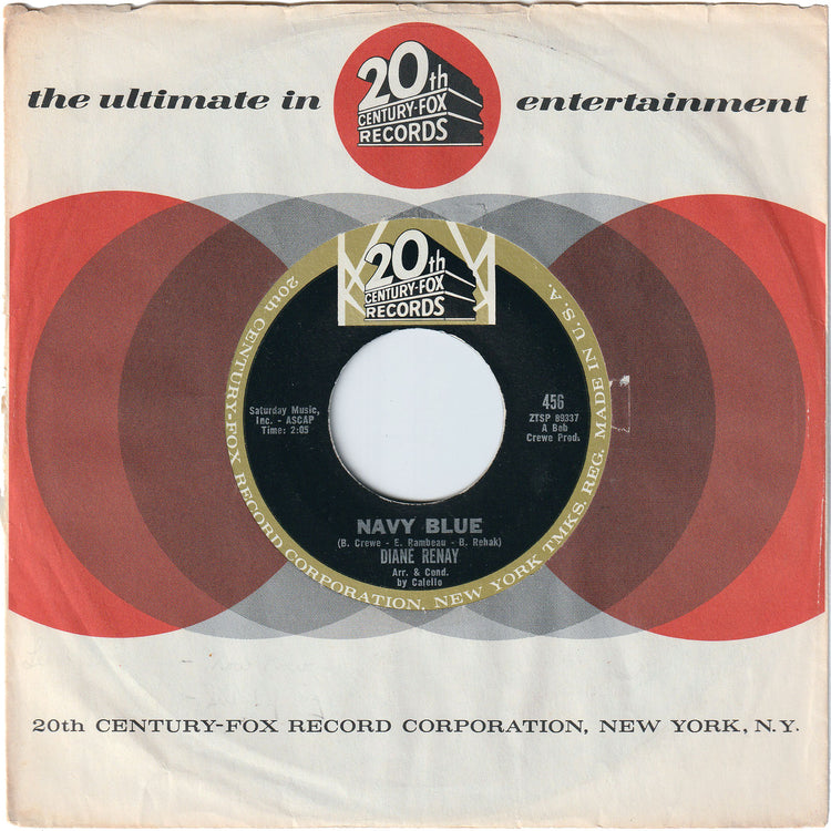 Diane Renay - Navy Blue / Unbelievable Guy[Styrene, Terre Haute Pressing]