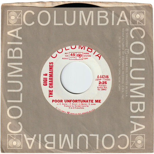 Gigi & The Charmaines - Poor Unfortunate Me / Brazil [Promo]